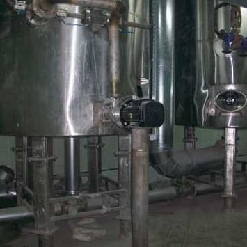 Capacitive equipment for starch and treacle production