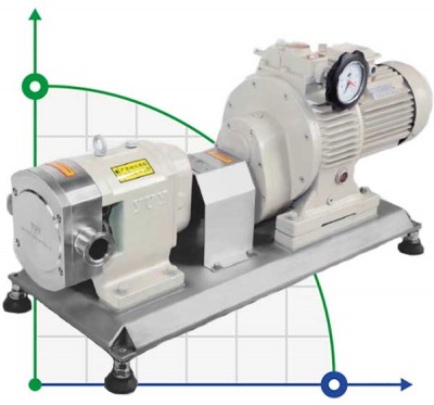 Rotary vane cam pump