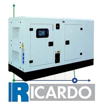 Générateurs diesel avec moteur Ricardo