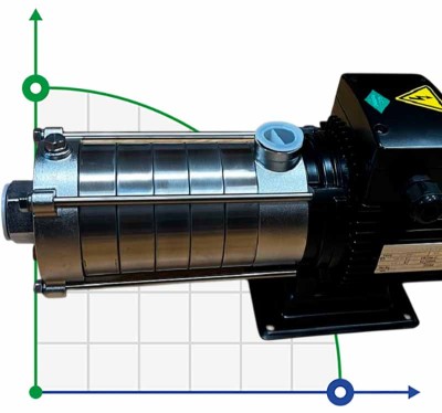 Pompe horizontale haute pression pour eau chaude DW(S)5-60/110D, AISI304, 220V/50Hz