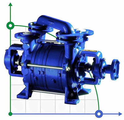 Вакуумный насос PW.7.14.1.1010.1 без двигателя, рамы и муфты