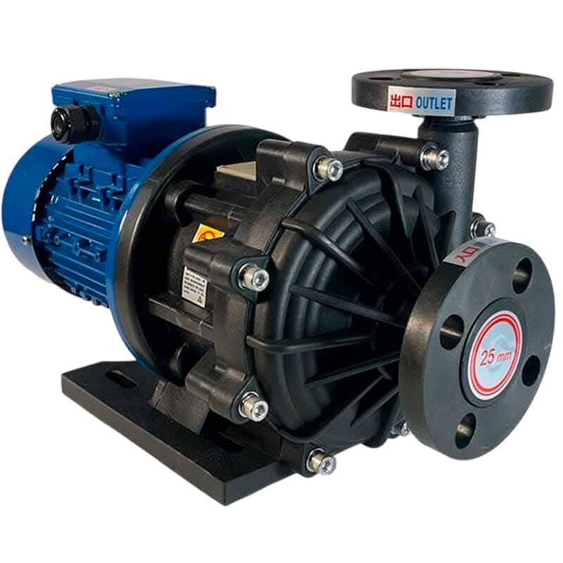 Насос з магнітною муфтою QHX-F-251CSE-5V38AFGABS-3801, PPH, 0,75kW, 380V