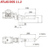 Schneckendosierpumpe ATLAS DOS 11.2-A-HYPALON ohne Motor