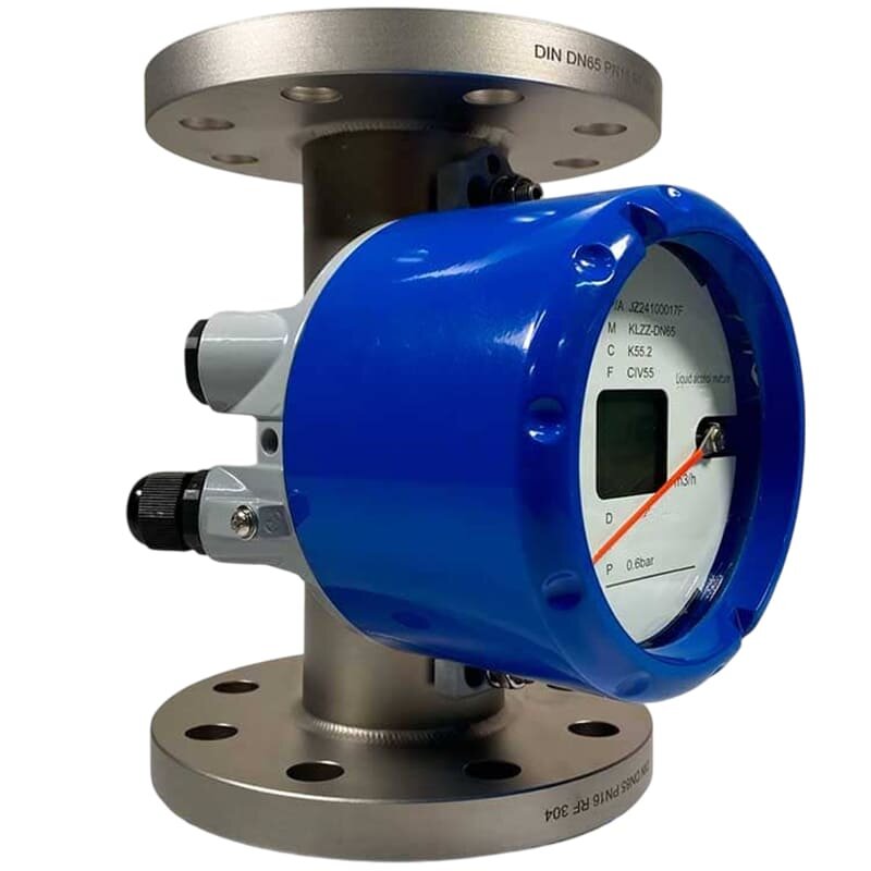 DN65 Débitmètre (rotamètre) en acier inoxydable KLZDN65/PN16 (carburant diesel 820-840 kg/m3, 20-40 °C) 4000~40000 l/h