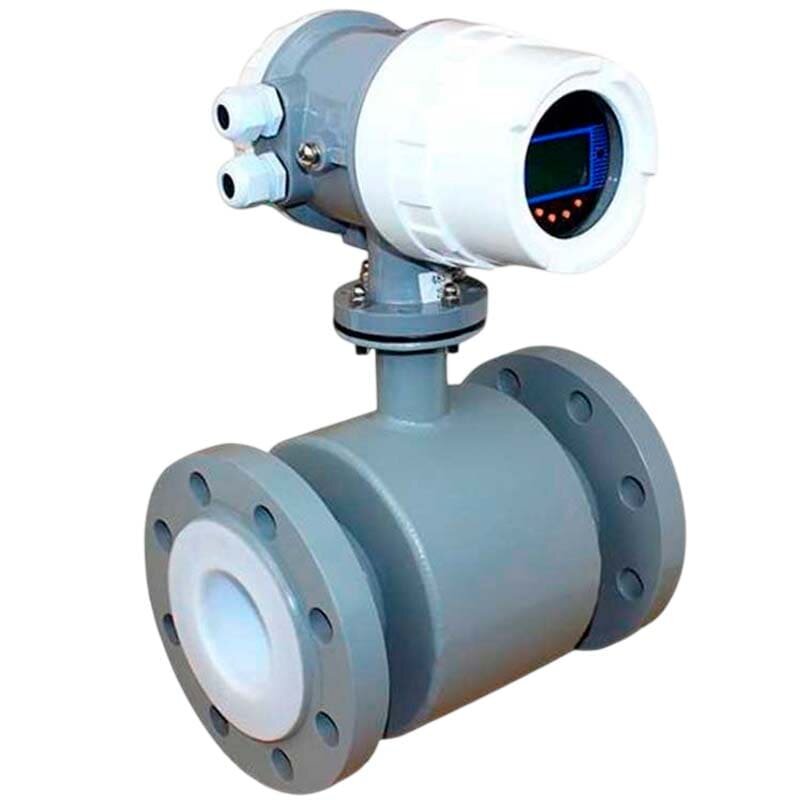 DN80 Electomagnetic flow meter KLD PN16 for urea-ammonia mixture, 10–90 m³/h, 4–20 mA + RS485, carbon steel