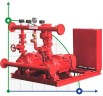 Elektrische Feuerlöschpumpstation BEEJ 2000/8-220-25 (126 l/s, 80m, 160kW)