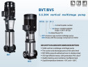Pump for water treatment BVS 1-10, 0.55 kW, AISI 304