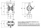 DPX 20 AL/SN - AL/N - AL/B - Pneumatic Membrane Pump