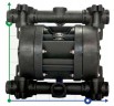 Bomba neumática de membrana BOXER 81 PVDF IB81-FCMTTFT-C