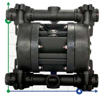 Пневматичний мембранний насос BOXER 81 PVDF IB81-FCMTTFT-C