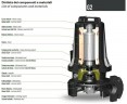 Drainage-Tauchpumpe Dreno G2 GT-EX 50/2/173 C. 185 mit Schneidsystem