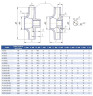 Groupe motopompe K50-32-125, 2,2kW, 3000, sur châssis