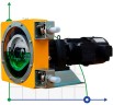 Bomba industrial de manguera JXHIN-20-AL-NR-P, 391 l/h, 0,55 kW, 10 bar, 380V