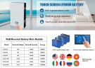 Akumulator CLW-51.2V 200Ah, LiFePO4, LFP z ekranem dotykowym, naścienny