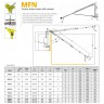 Mélangeur tracteur Veneroni MFN 4,5/540, 8m avec colonne