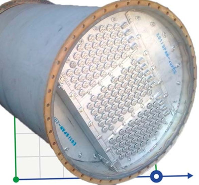 Тарілка колони клапанна EDV® ADV® 1200 мм AISI 304 для біоетанольного заводу, спирту