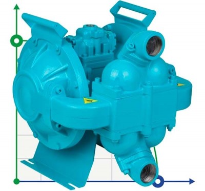 DPH 20 AL-N pneumatic pump for severe operating conditions