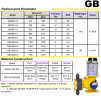 GB500/1.0, AISI 316, 380V, EExd IIBT4 diaphragm pump for dosing ammonium sulfate