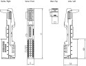 6ES7193-6BP00-0DA0, SIMATIC ET 200SP, базовый блок BU15-P16+A0+2D, BU тип A0