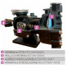 AQUA MSC Chemie-Flüssigkeitsdosier-Motormembranpumpe, PP, 430 l/h, 5 bar, 0,37 kW, 380V