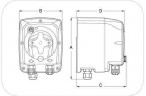 Перистальтический насос PDP TEC-1TV - 4-1 - 24VAC  SANTOPRENE GRIGIA
