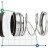 Торцевое механическое уплотнение R-21 1, CAR/SIC, EPDM, 304
