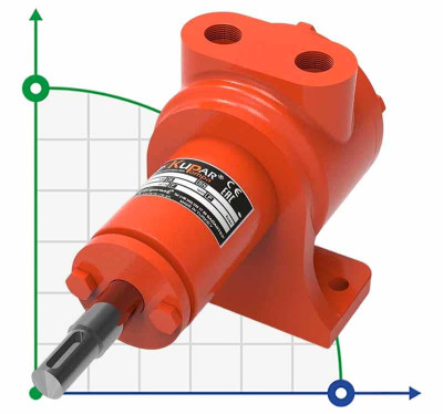 Pompe à engrenages Kupar KIP 1/2 pouce pour l'huile, 0.1-1.5 m3/h