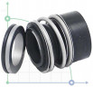 Торцевое механическое уплотнение R-MG13 12, SIC/SIC, VITON, 304, G60