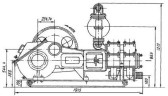 High pressure pump NB-80 for circulation of drilling mud in the well