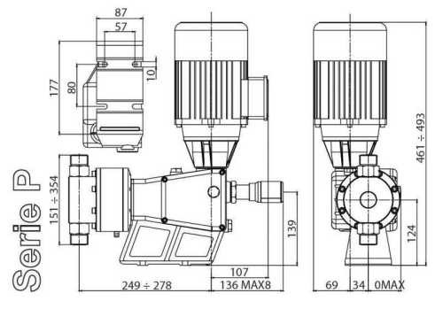 Плунжерный насос-дозатор PDM-P BA 103/18 400/3/50 0,25