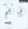 Tauchpumpe Dreno COMPATTA PRO-EX 50-2/220 T mit Vortex-Laufrad