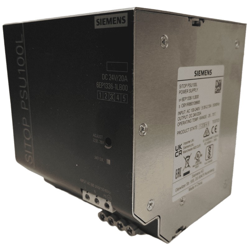 6EP1336-1LB00, SITOP PSU100L 24 V/20 A Fuente de alimentación estabilizada