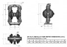 DP 30 DD/T-V - pneumatische Membranpumpe