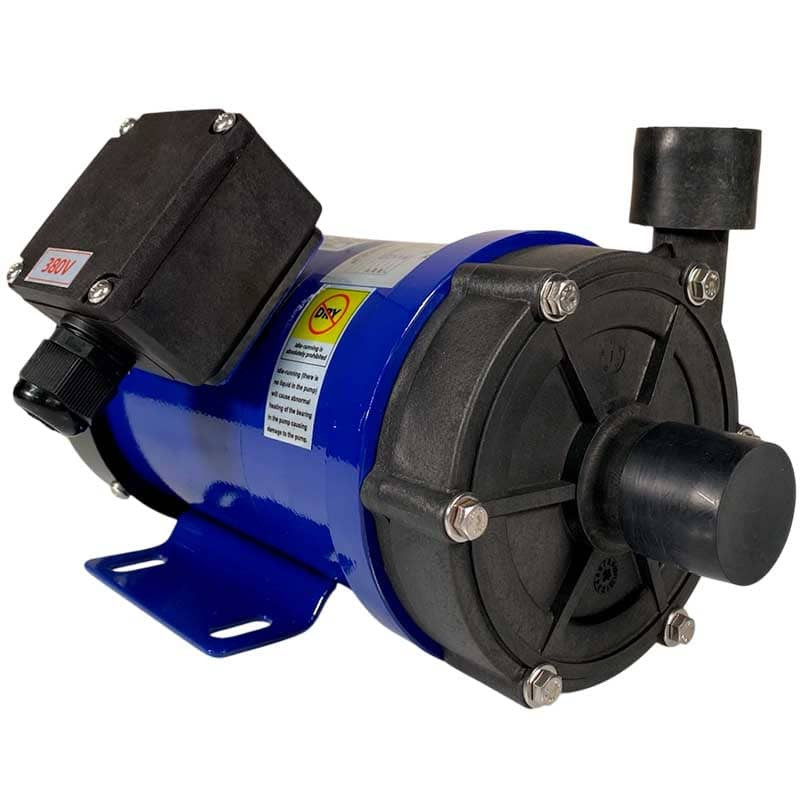 Pompe chimique MD-E-255-SSV-5V38AYS, CFRETFE, 53L/min, 6,2m, 380V