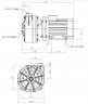 Горизонтальный центробежный насос МВ 150, ПП, MECHANICAL SEAL, VITON