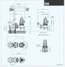 Bomba de aguas residuales Dreno DNB-EX 65-2/220 T con impulsor S-flow de dos canales