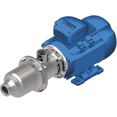 Pompa śrubowa ze stali nierdzewnej do cieczy chemicznych z cząstkami stałymi LIVERANI MO-I 28 MF 0,25 kW, 1400 obr./min, 220 V