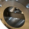 DN150 Prozessdampfmessung, Edelstahl-Wirbel-Durchflussmesser LUGB-D PN16 RF DIN-Flansch, 1,4-14 t/h, <1,6 MPa, <250°C, 4-20mA, ExdIIT6