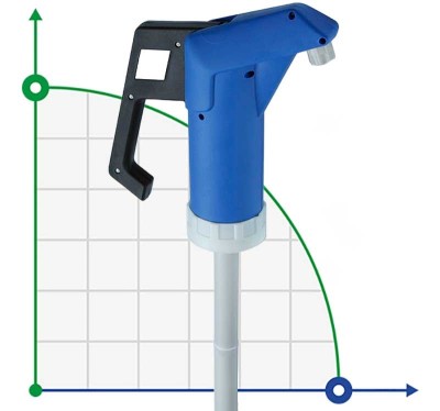 Ręczna pompa beczkowa do żywności FLUIMAC NEPTUNE N-04, PP, PTE