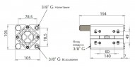 Пневматический насос CUBIC 15 PP ICU15P-NTTPV--