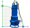 Pompa szlamowa SS200-15-22, 150mm, 380V/50Hz zatapialna
