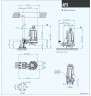 Дренажный погружной насос Dreno APX 32-2/110 T/G с двухканальным рабочим колесом