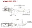 Sampling pump ATLAS DOS 12.2-01-0.50HP-3.40-2800-63-A-HYPALON