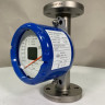 DN25 Flow meter rotameter stainless steel KLZZ PN6 (liquid Alcohol mixture C2H5OH 30%), 0.6...6.3 m3/h, 4-20mA, Ex