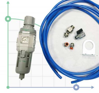 Regulator ciśnienia powietrza W 3000 do pompy BOXER 150 kompletny