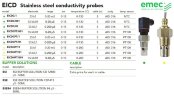 EMEC EICD-Serie Edelstahl-Leitfähigkeitssensor