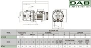 DAB JET 62 M self-priming pump, 102660000H