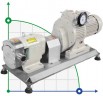 Lobe Pump RLP-Z-5L, AISI 316L, 0,55 kW, 380V 50HZ 3P насос для вязких продуктов