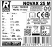 Pompe NOVAX 25M pour pomper le lait, le lactosérum