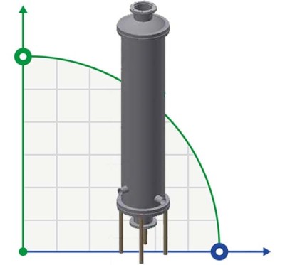 Кожухотрубный теплообменник улавливатель W6.204, 10 м2